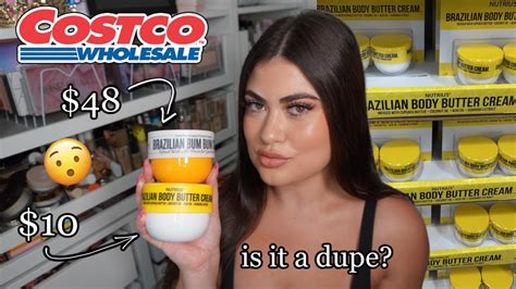 costco brazilian bum cream dupe